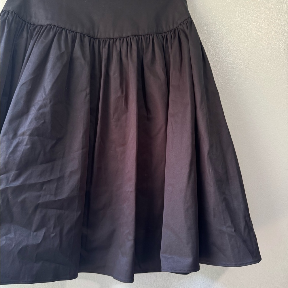 Reiss Black A-Line Skirt with Button Detail - Picture 7 of 11